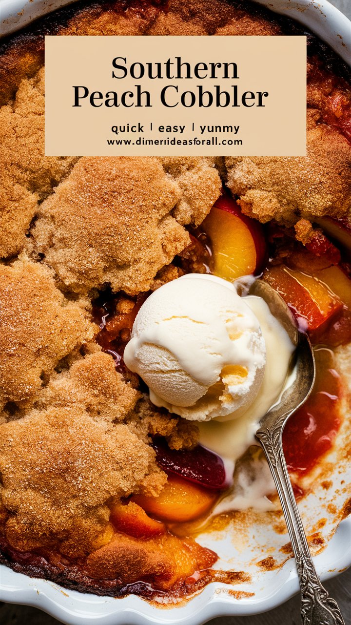 Peach Cobbler Recipe: A Simple, Delicious Dessert
