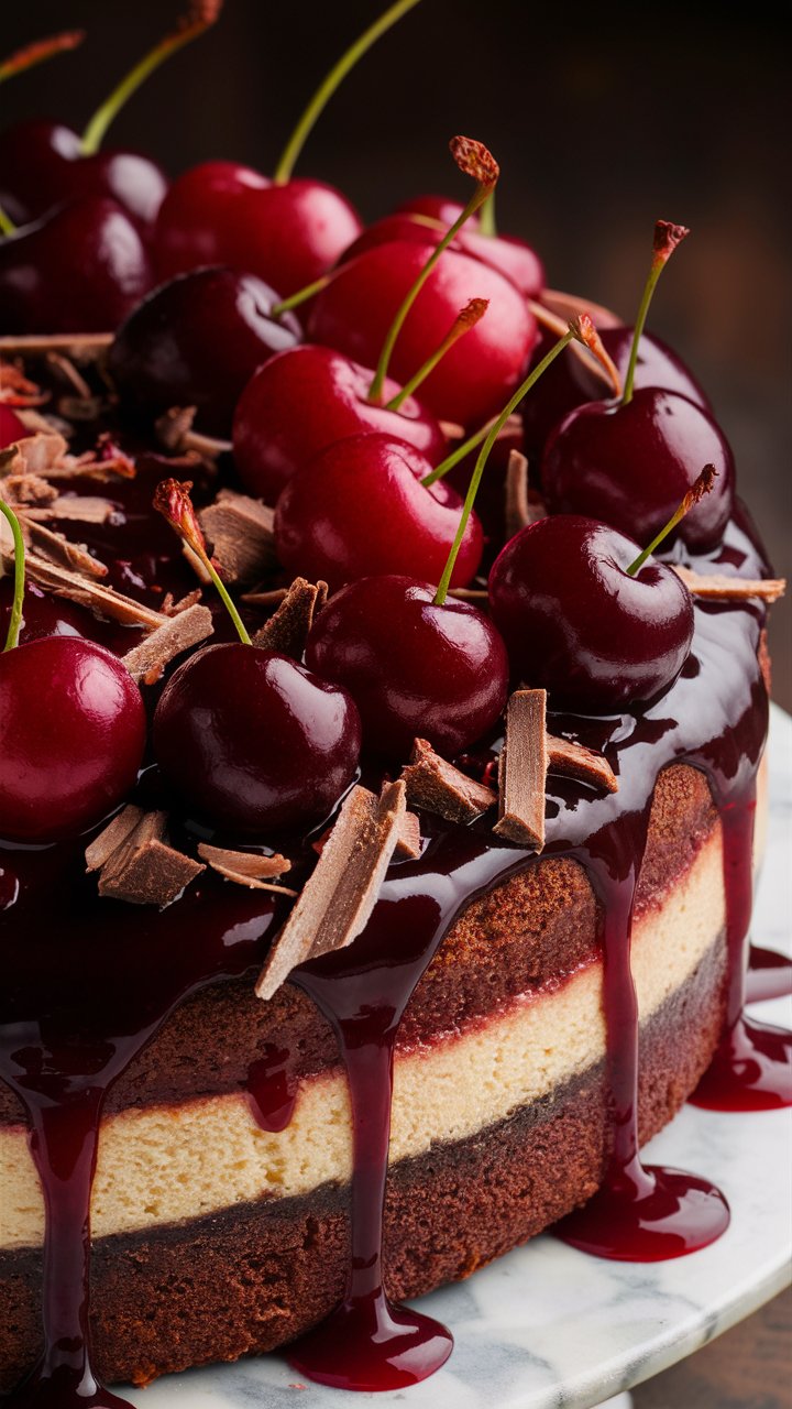 Black Forest Cheesecake