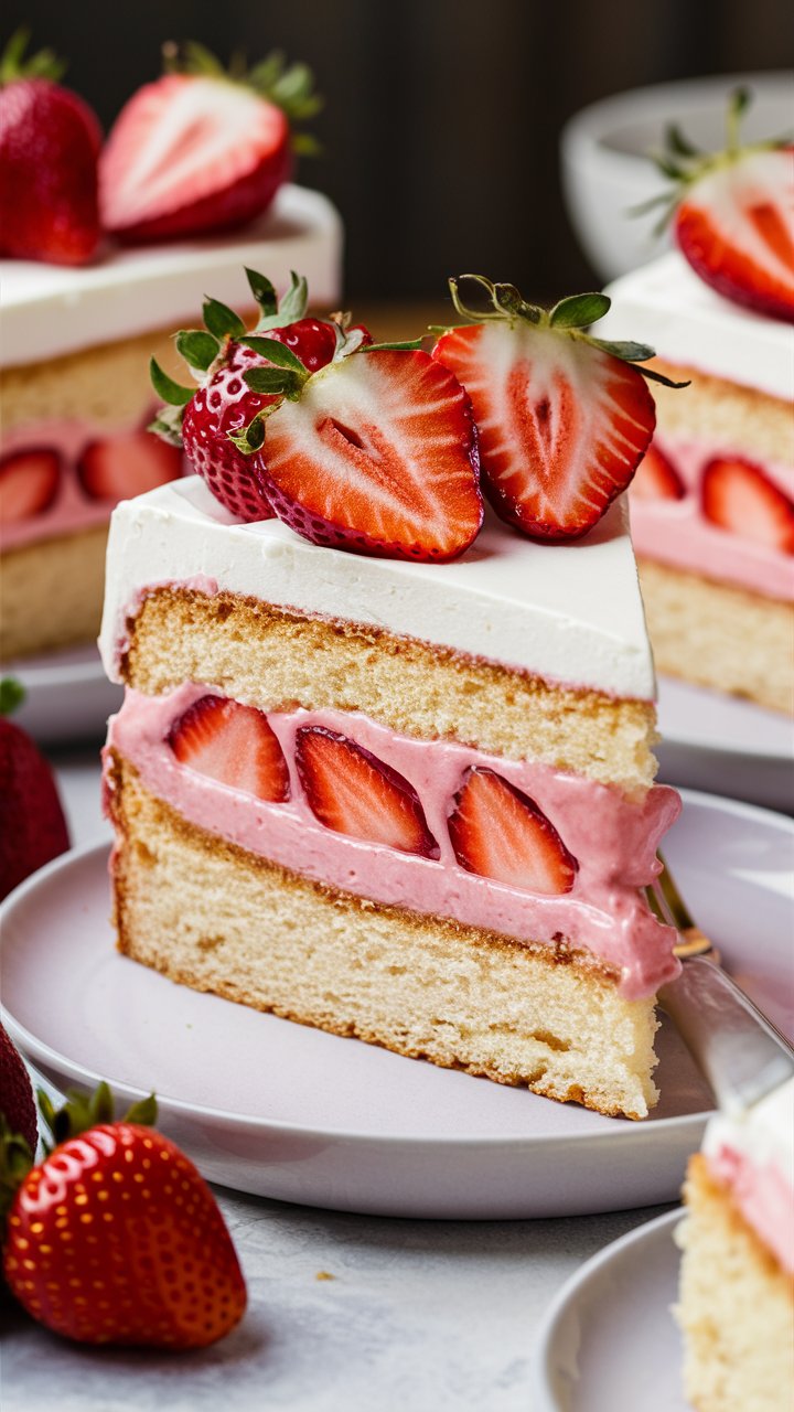 Irresistible Strawberry Shortcake Cheesecake Recipe