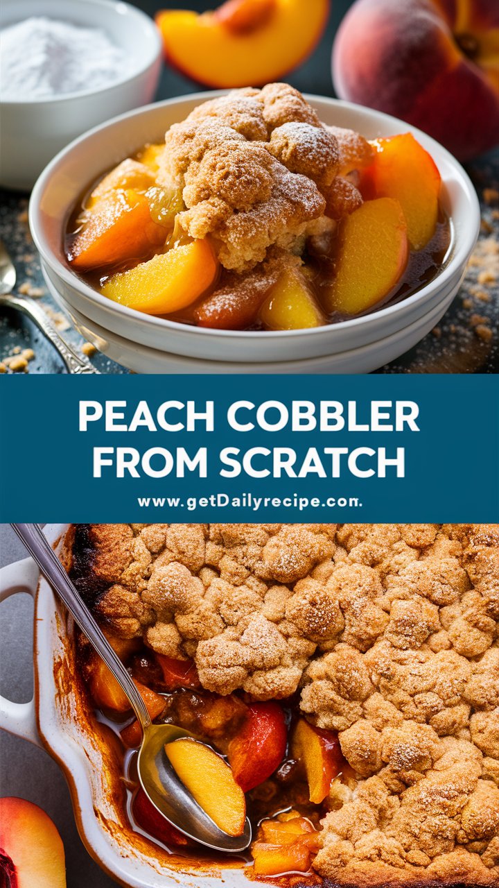What Is Peach Cobbler Topping Made Of? A Complete Guide