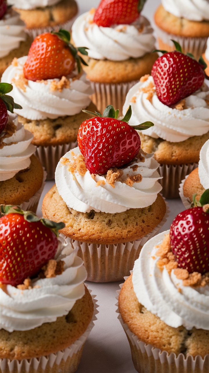 Strawberry Crunch Cheesecake Cups