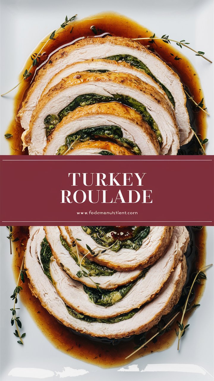Spinach & Artichoke-Stuffed Turkey Roulade