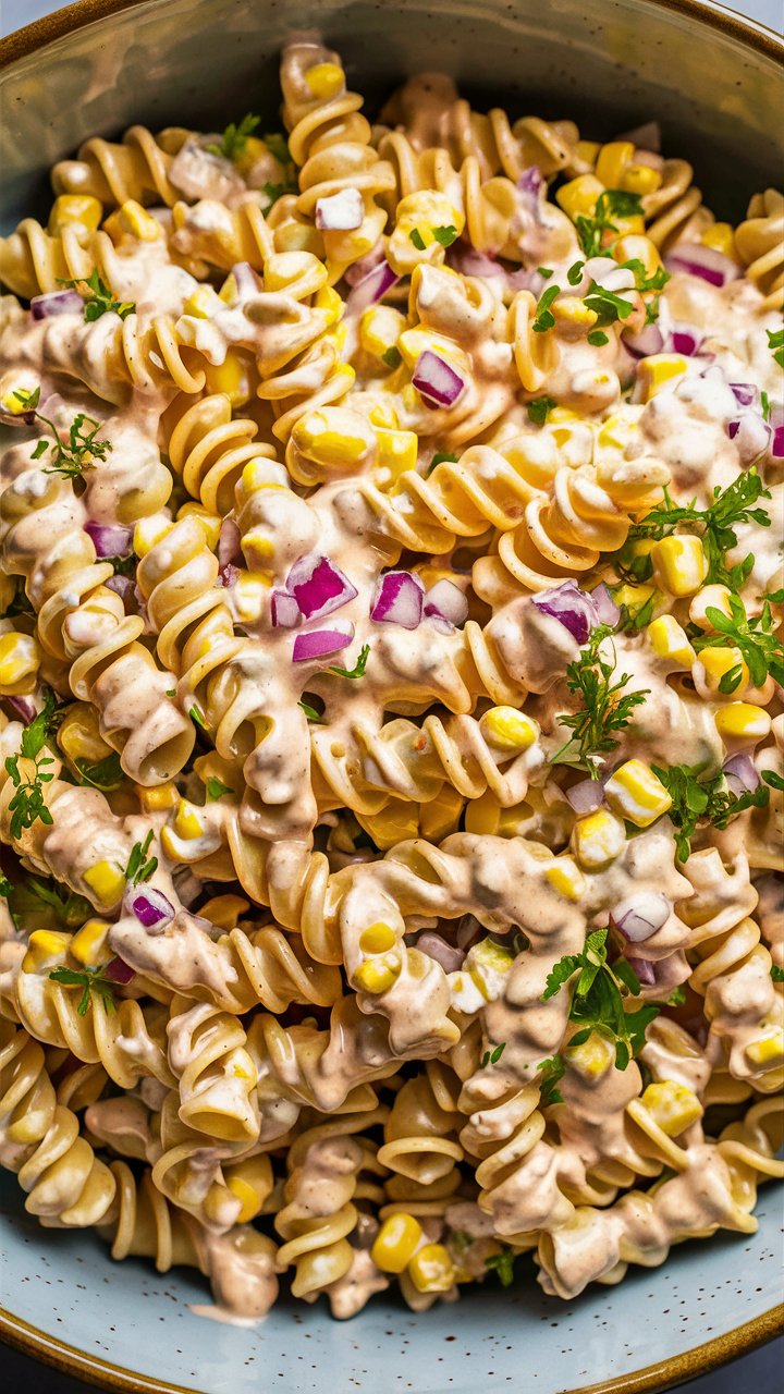 Mexican Street Corn Pasta Salad