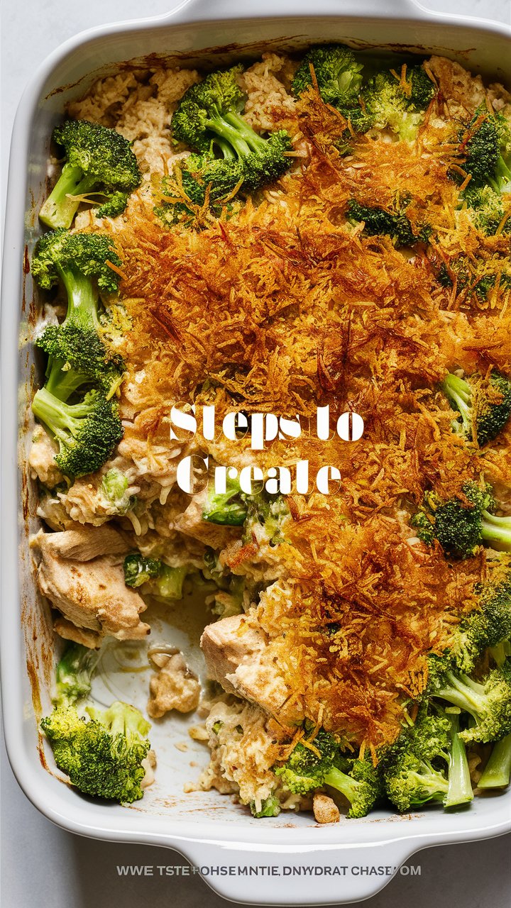 Delicious Chicken Broccoli Rice Cheese Casserole Recipe