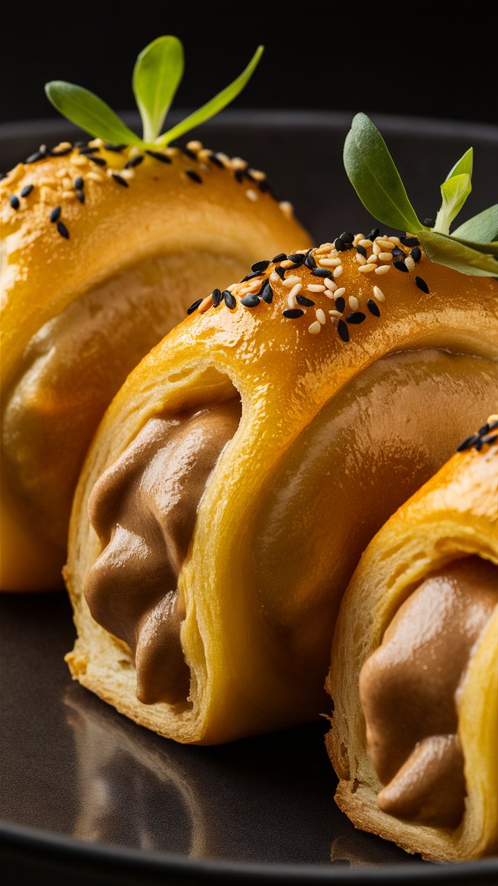 Delicious Oven Fried Feta Rolls with Chili Honey Recipe