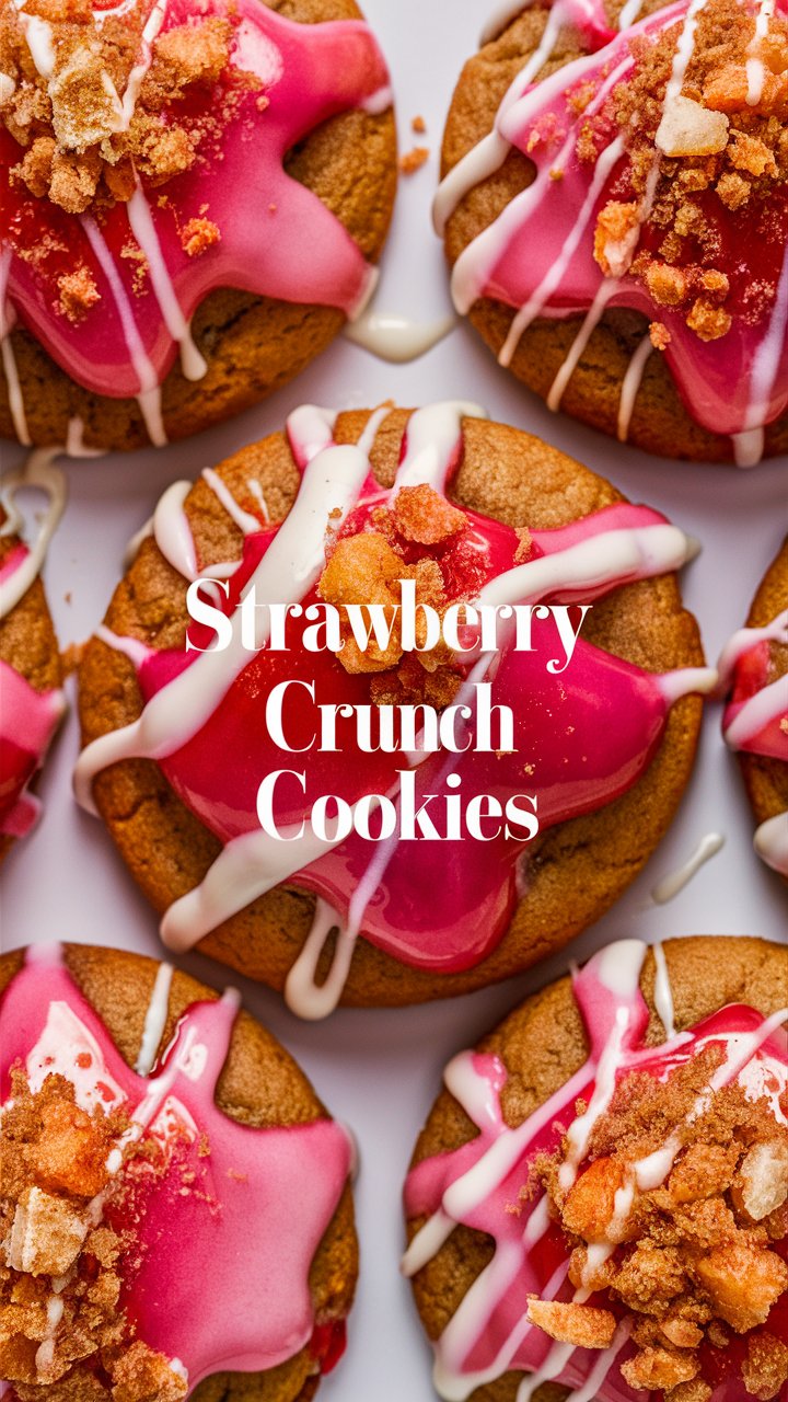 Delicious Strawberry Crunch Cookies Recipe